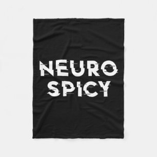 Neurospicy ADHD Autisme Neurodiversiteit Neurodive Fleece Deken