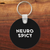 Neurospicy ADHD Autisme Neurodiversiteit Neurodive Sleutelhanger (Voorkant)