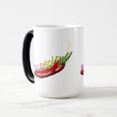 Neurospicy - Neon Letters met Peper Magische Mok (Voorkant links)