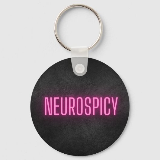 Neurospicy Neon Sleutelhanger (Voorkant)