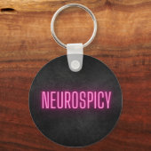 Neurospicy Neon Sleutelhanger (Voorkant)