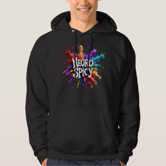 NEUROSPICY neurodiversiteit autisme adhd dyslexie Hoodie