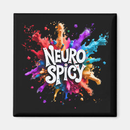 NEUROSPICY neurodiversiteit autisme adhd dyslexie Magneet