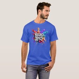 NEUROSPICY neurodiversiteit autisme adhd dyslexie T-shirt