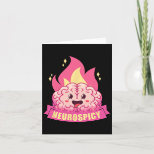 Neurospicy Neurodiversity ADHD ASS Autisme Kawaii Kaart