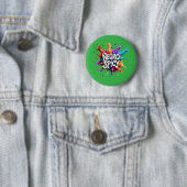 NEUROSPICY neurodiversity autism adhd dyslexia Ronde Button 5,7 Cm (In situ)