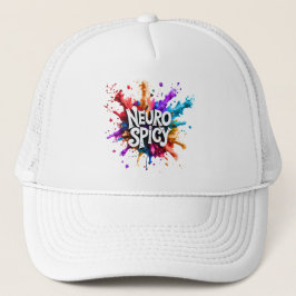 NEUROSPICY neurodiversity autism adhd dyslexia Trucker Pet
