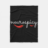 Neurospicy Neurotypische Neurodiversiteit ADHD Aut Fleece Deken (Voorkant)