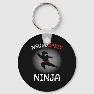 Neurospicy Ninja Autisme Shirt voor kinderen Neuro Sleutelhanger
