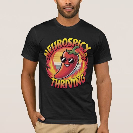 Neurospicy & Thriving T-shirt (Voorkant)