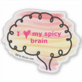 Neurospicy vinyl sticker geweldig voor laptops en (Voorkant)