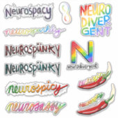 Neurospunky en vrienden - ND Sticker Pack (Voorkant)