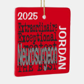 Neurosurgeon Extraordinaire CUSTOM Keramisch Ornament (Rechts)