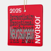 Neurosurgeon Extraordinaire CUSTOM Keramisch Ornament (Links)