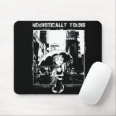Neurotisch van Yours Comic Art Mousepad Muismat (Met muis)