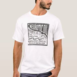  neurotische olie Quack Medicine Ouderdom Etiket T-shirt