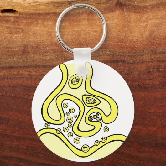 Neurotransmitters Sleutelhanger (Voorkant)