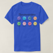 Neurotransmitters van het menselijk brein t-shirt (Design voorkant)