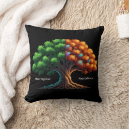 Neurotypical vs. Neurodiverse Kussen