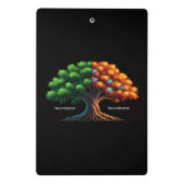 Neurotypical vs. Neurodiverse Mini Klembord (Achterkant)