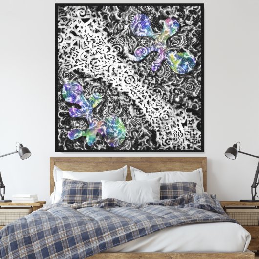 Neurotypisch Canvas Afdruk (Insitu (Slaapkamer))