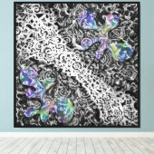 Neurotypisch Canvas Afdruk (Insitu (Houten vloer))