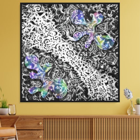 Neurotypisch Canvas Afdruk (Insitu (Woonkamer))