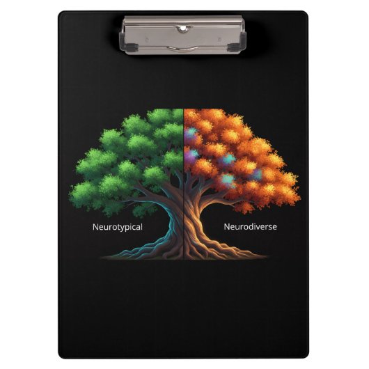 Neurotypisch vs. Neurodivers Klembord (Voorkant)