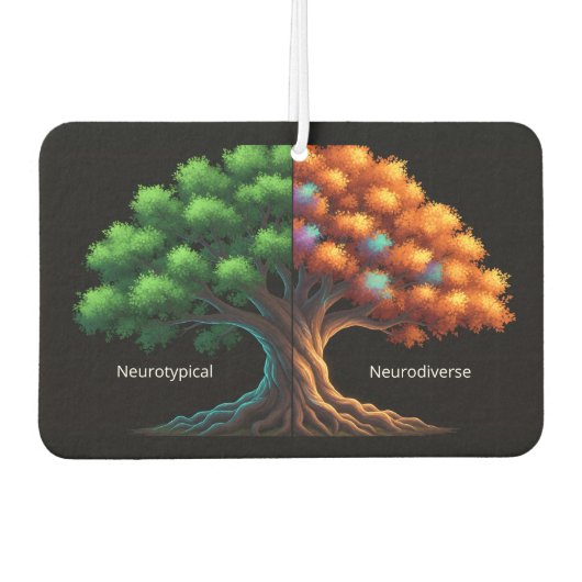 Neurotypisch vs. Neurodivers Luchtverfrisser (Voorkant)