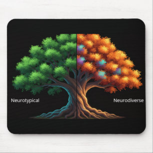 Neurotypisch vs. Neurodivers Muismat