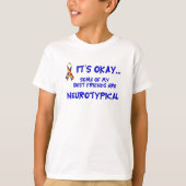 Neurotypische vrienden t-shirt (Voorkant)