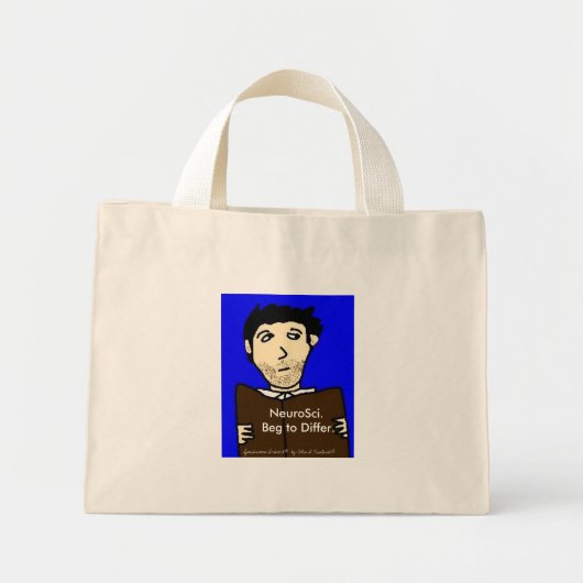 NeuroWet. Beg to Differ., Spontane Kunstwe... Mini Tote Bag (Voorkant)