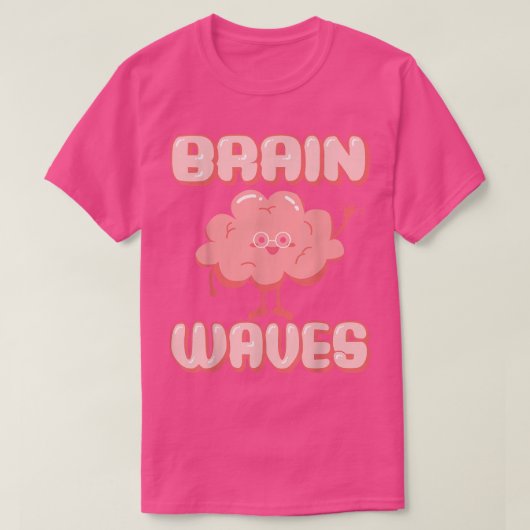 Neurowetenschap Brain Waves Neurale Oscillaties Ne T-shirt (Design voorkant)