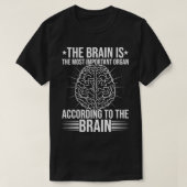 Neurowetenschap Neurowetenschapper Neuropsychologi T-shirt (Design voorkant)
