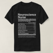 Neurowetenschap Neurse Nutritional and Undenable F T-shirt (Design voorkant)