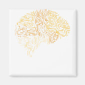 Neurowetenschap Superhuman Brain Gift Magneet (Voorkant)