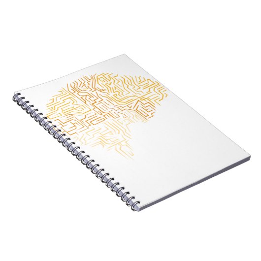 Neurowetenschap Superhuman Brain Gift Notitieboek (Rechterzijde)