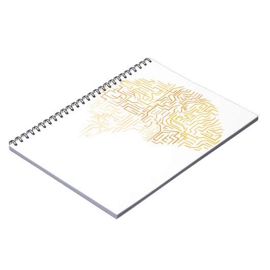 Neurowetenschap Superhuman Brain Gift Notitieboek (Linkerzijde)