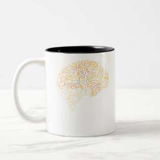 Neurowetenschap Superhuman Brain Gift Tweekleurige Koffiemok