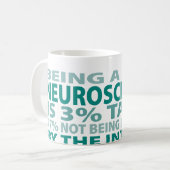 Neurowetenschapper 3% Talent Koffiemok (Voorkant links)