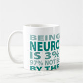 Neurowetenschapper 3% Talent Koffiemok (Links)