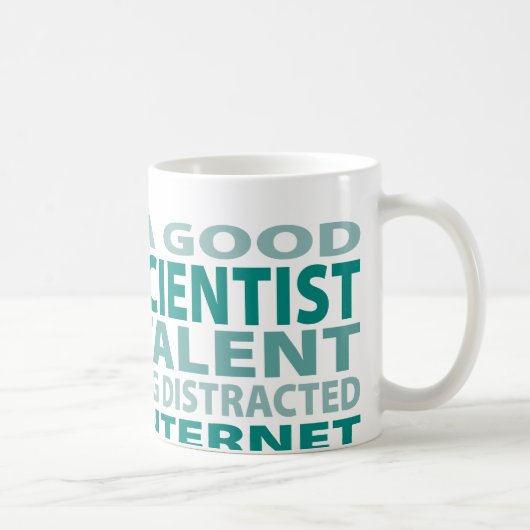 Neurowetenschapper 3% Talent Koffiemok (Rechts)