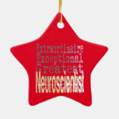 Neurowetenschapper Extraordinaire Keramisch Ornament (Achterkant)