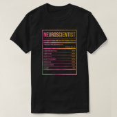 Neurowetenschapper Funny Neuroscience Nutrition La T-shirt (Design voorkant)