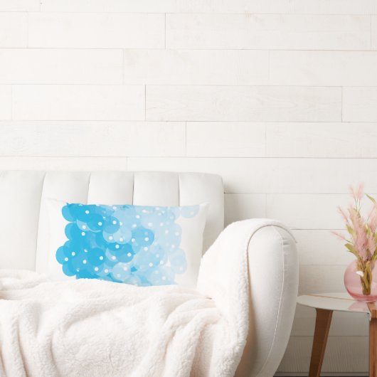 Neursery Baby Boys Room Blue Abstract Kussen (Bank)