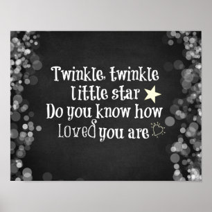 Neursery Baby Quote: Love Poster