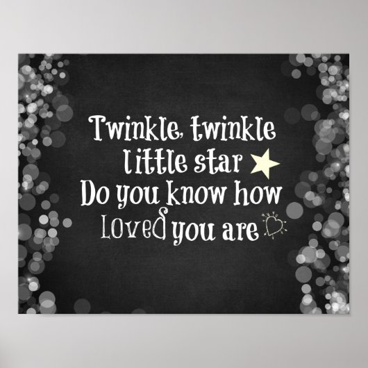 Neursery Baby Quote: Love Poster (Voorkant)