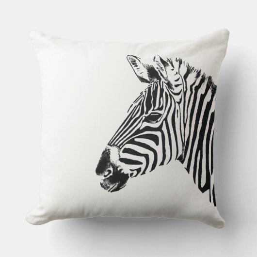 Neursery Cushion - Zebra Kussen (Voorkant)