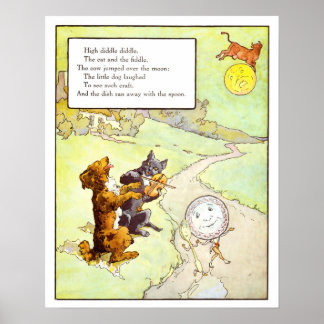 Neursery Print - Kat en de Fiddle