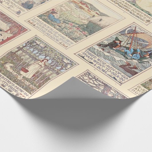  neursery Rhymes Cadeaupapier (Hoek)